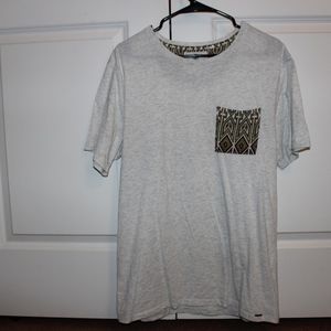 Tan Aztec Pocket Tee